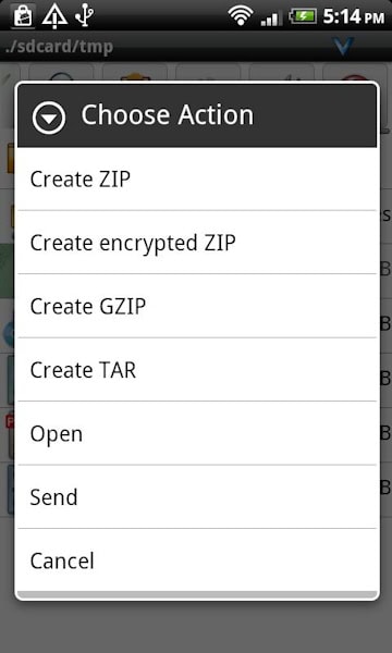 Androzip cria RAR