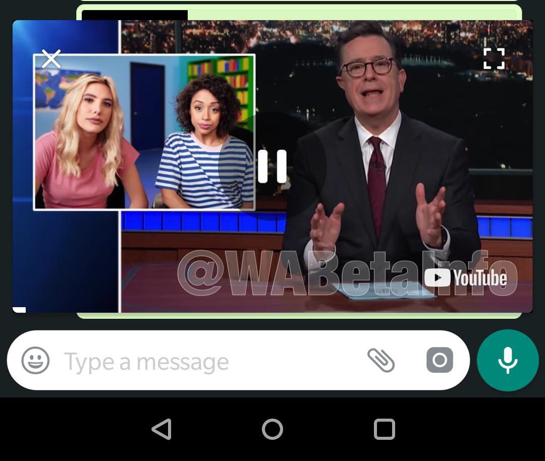 WhatsApp Beta Picture-in-Picture