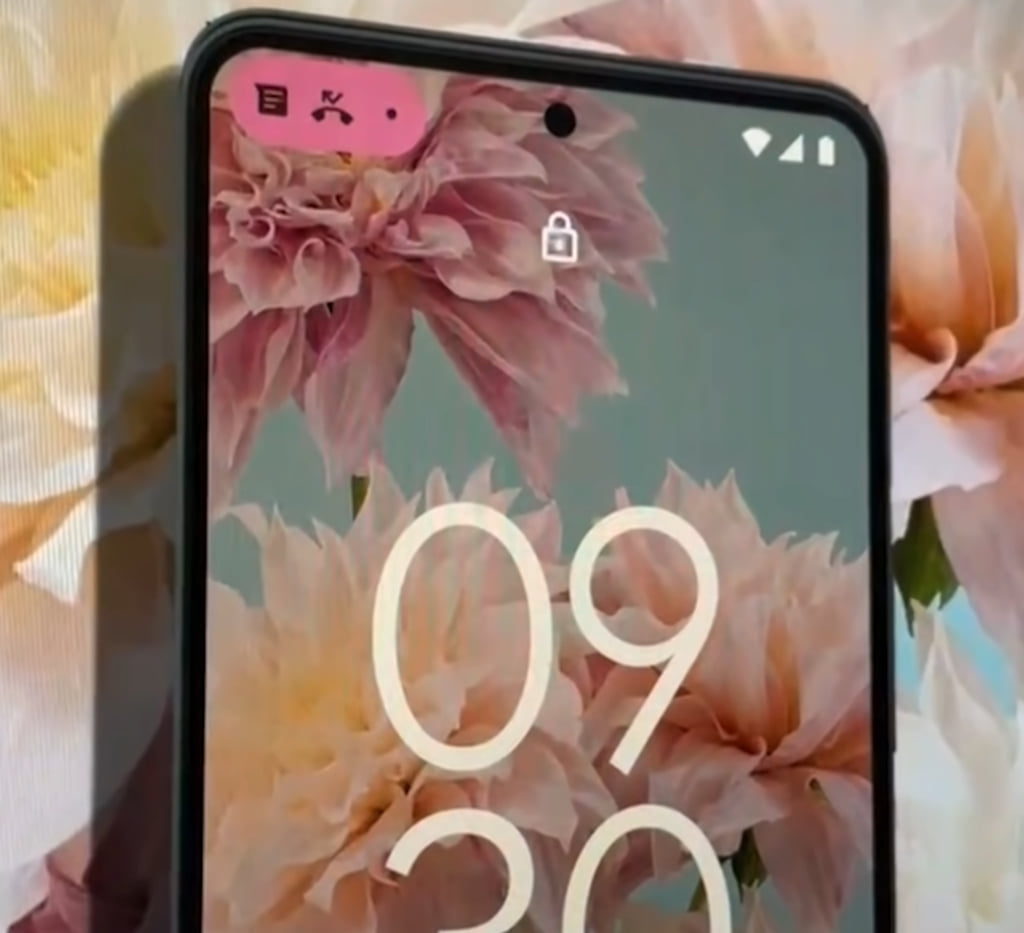 Android 12 possível novo design