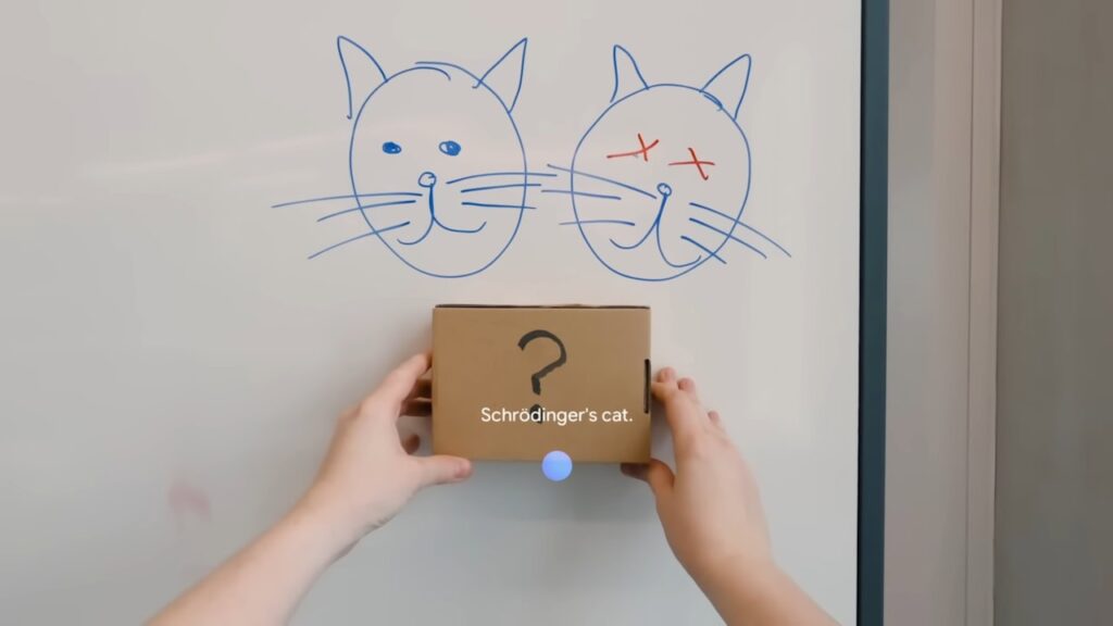 Google Project Astra caixa de Schrödinger