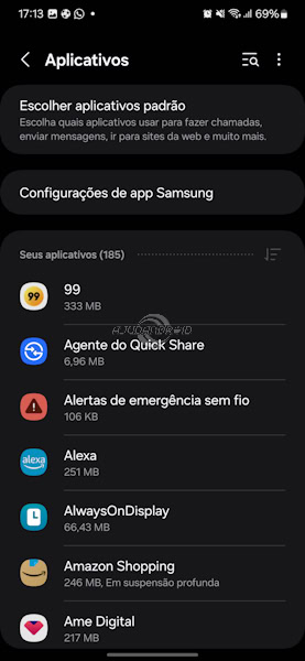 Como desinstalar aplicativos e jogos nos Galaxy da Samsung