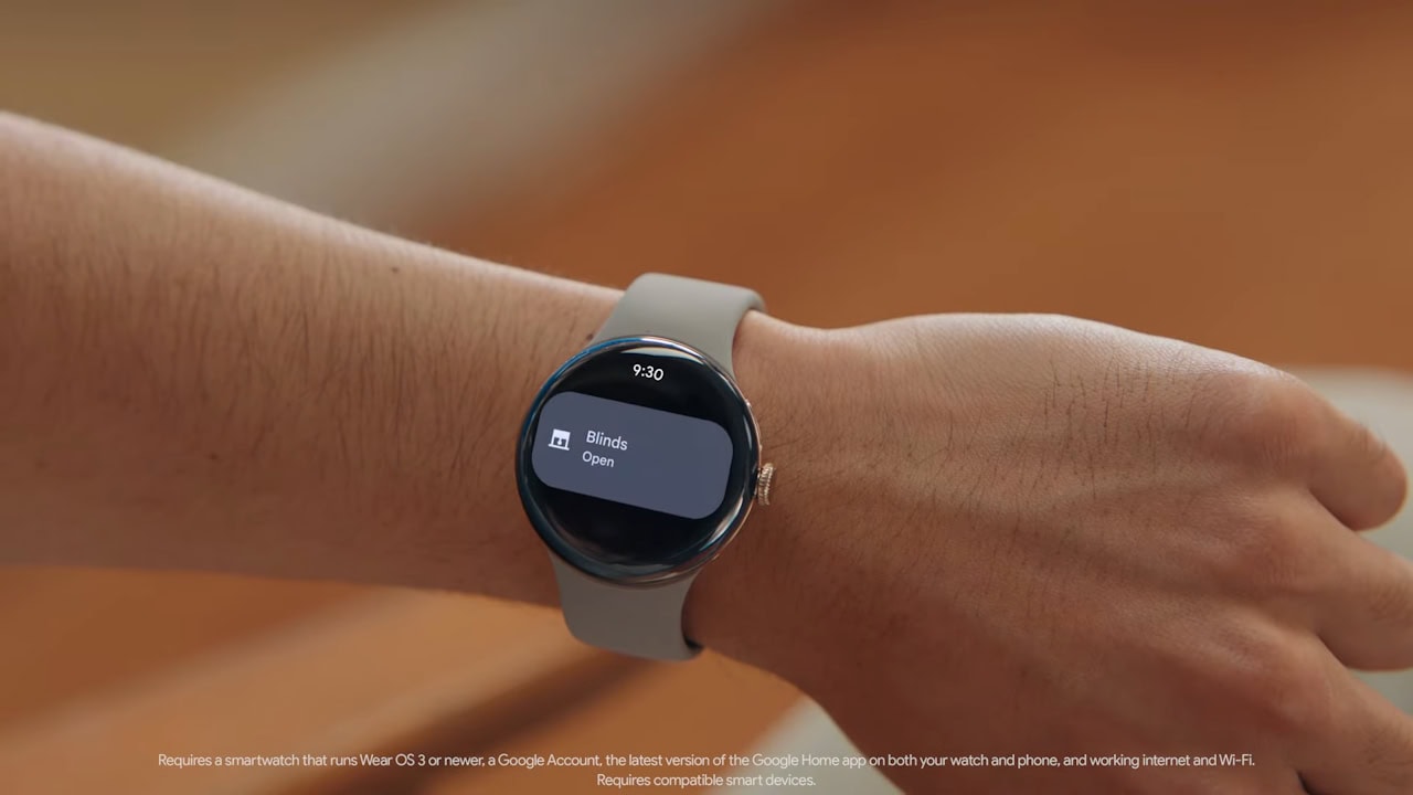 Google Pixel Watch 2 com Google Home