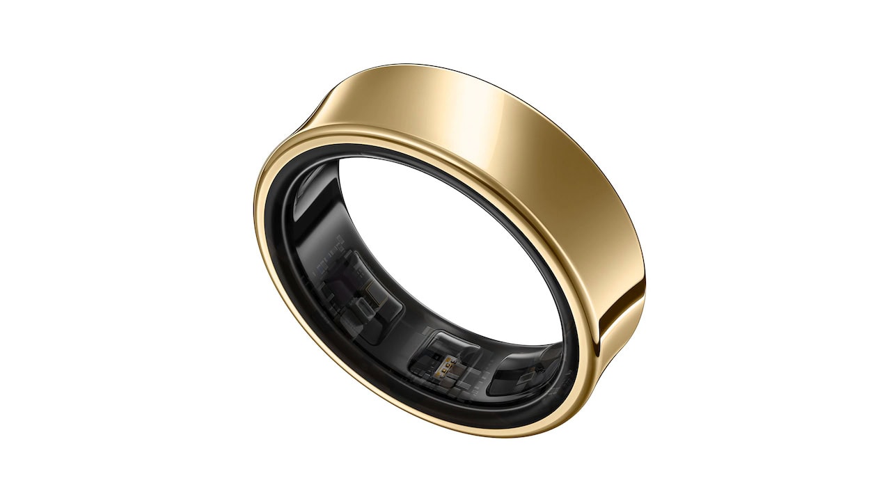 Samsung Galaxy Ring na cor ouro