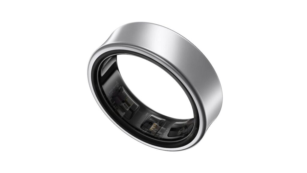 Samsung Galaxy Ring na cor prata