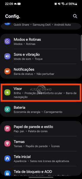 Como mudar o tempo que a tela desliga nos Samsung