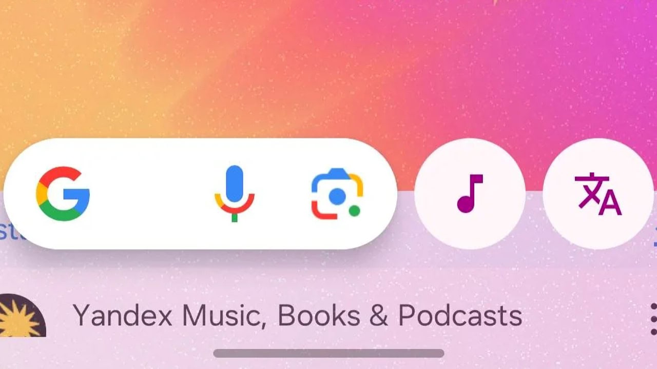 Circule para pesquisar no Google, função de reconhecer música