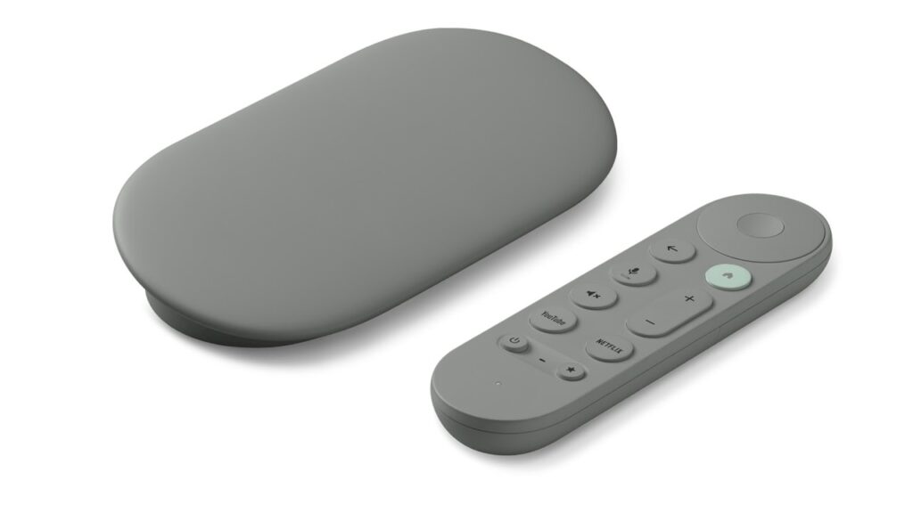 Google TV Streamer 4K com controle remoto