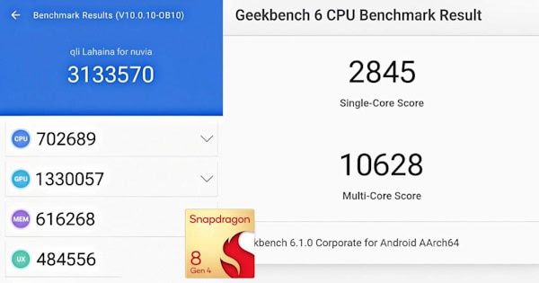 Snapdragon 8 Gen 4 benchmark AnTuTu e Geekbench 6.1