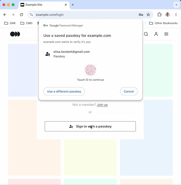 Chrome, Gerenciador de senha do Google sincroniza chaves de acesso em todos os aparelhos