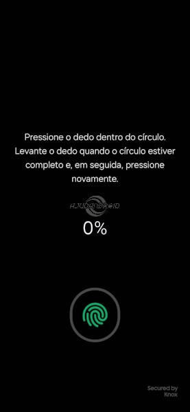 Como adicionar impressão digital nos Samsung