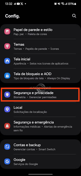 Como adicionar ou remover impressão digital nos Samsung