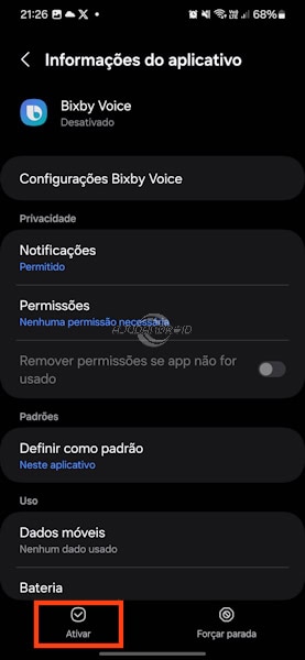 Como ativar apps nos Samsung Galaxy