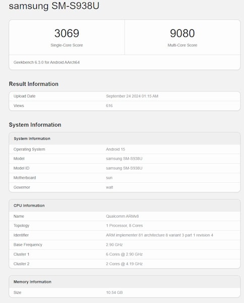 Galaxy S25 Ultra teste com Snapdragon 8 Gen 4