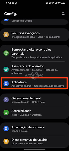 Como redefinir o brilho adaptável da tela nos Galaxy