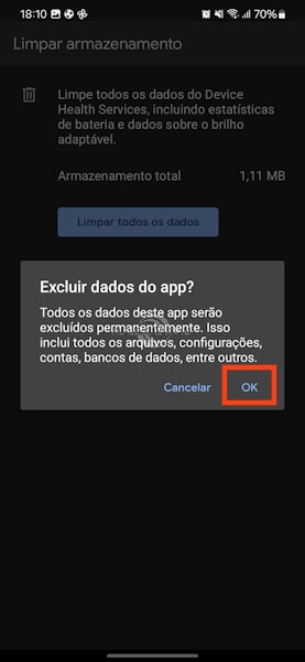 Como redefinir o brilho adaptável da tela nos Galaxy