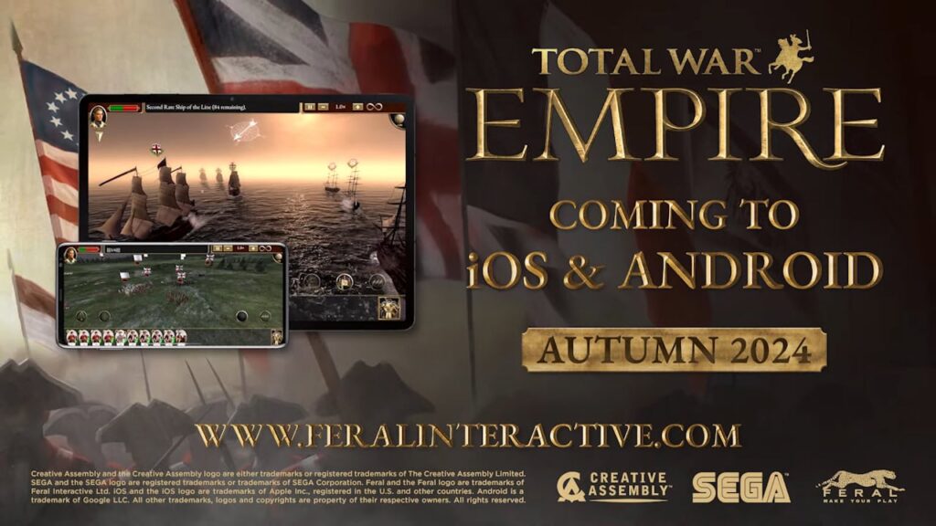 Total War: EMPIRE dispositivos móveis