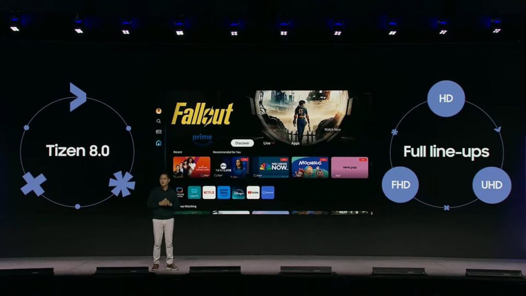 One UI em TVs com Tizen 8.0
