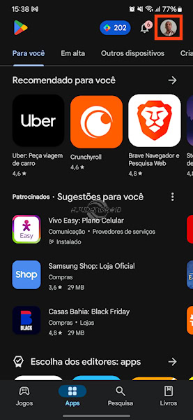 Desativando o Google Play Protect