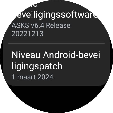 Galaxy Watch 6 patch de segurança março 2024