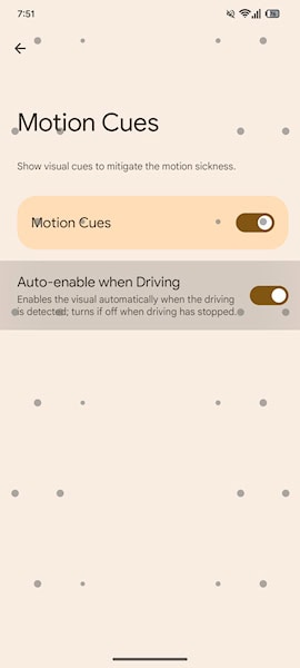 Motion Cues para Android