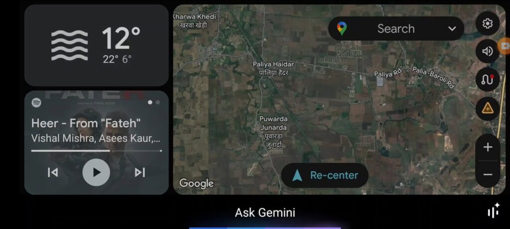 Gemini no Android Auto